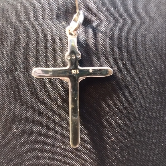 Sterling Silver Crucifix Pendant 925 NWT - Picture 4 of 5